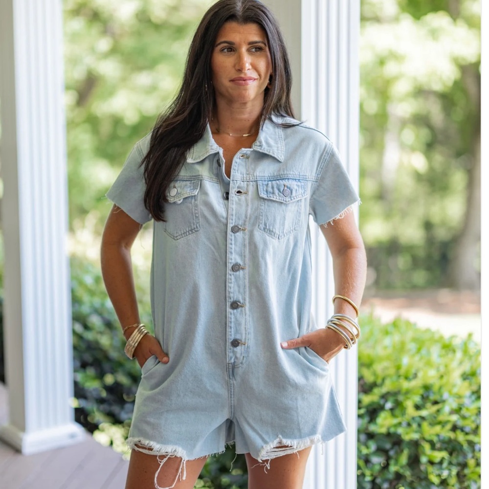 Talulah Denim Romper